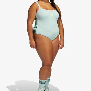 Adidas Women's Ivy Park Green Tint Tank Bodysuit Size 4X GV3989